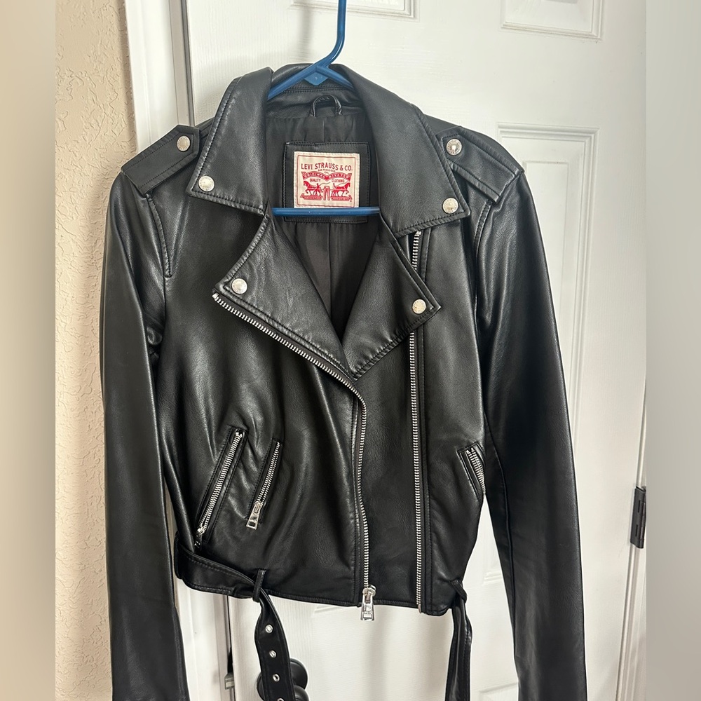 Levi's Black Leather Jacket